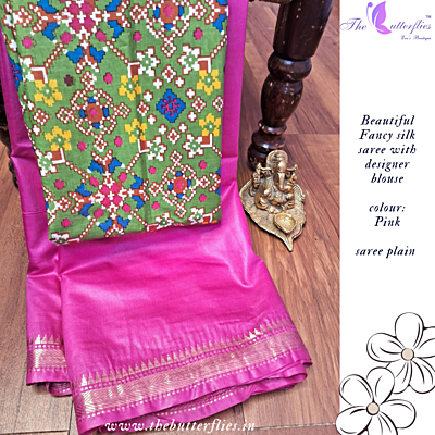 FANCY SILK SAREE  YBRSFSC24414