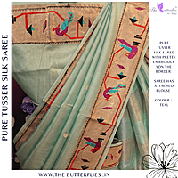 PURE TUSSER SILK SAREE YBRSTSK24416