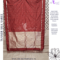 HALF PURE KANCHIVARAM SILK SAREE KPSSSIL24680