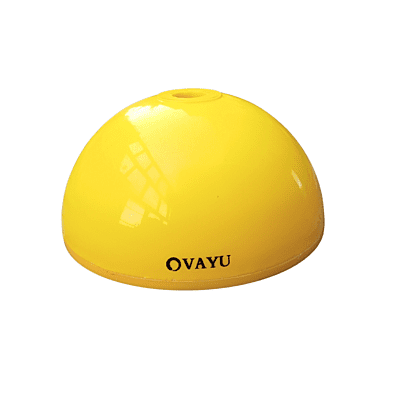 Foldable Slalom Agility Poles with Plastic Base (Set of 6)