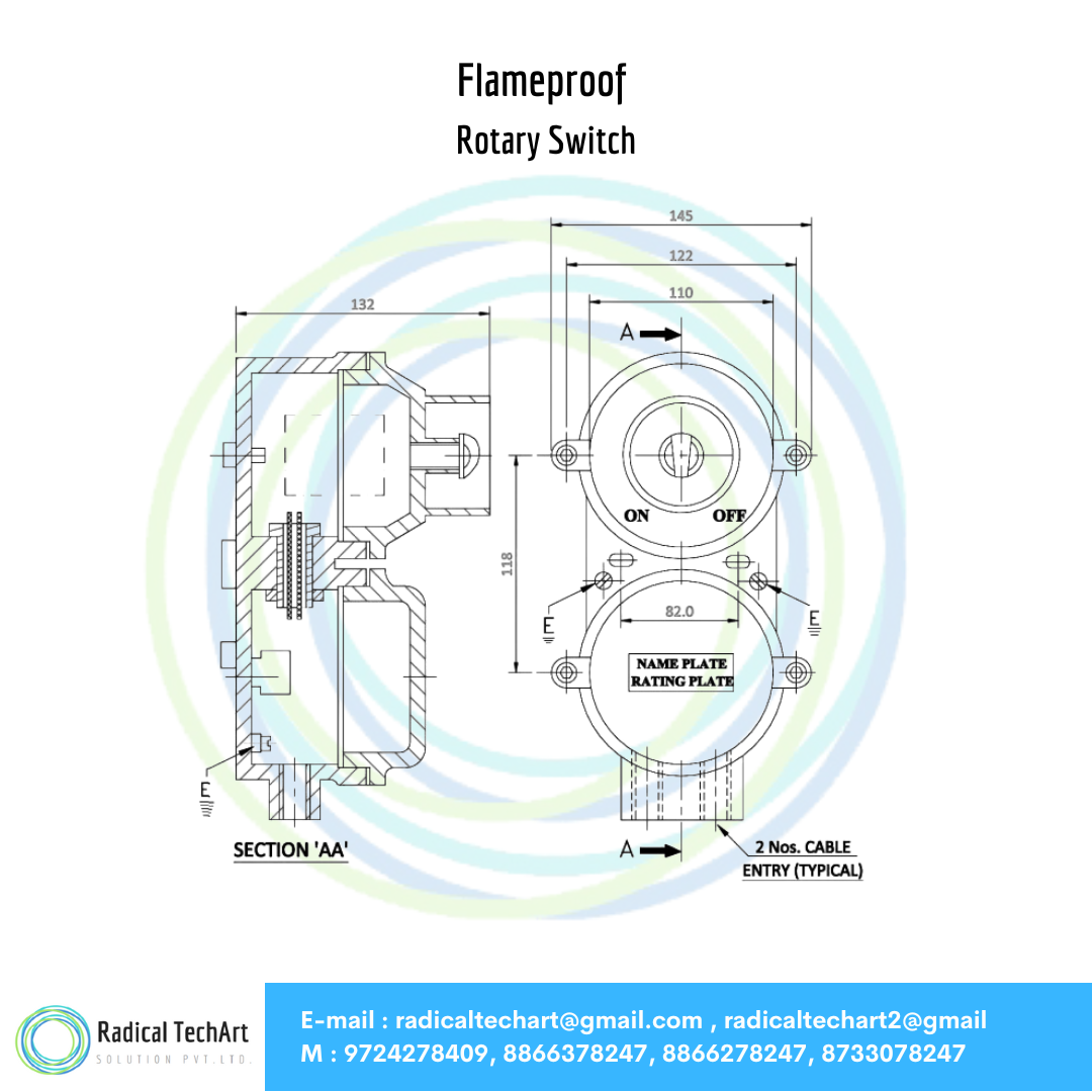 Flameproof Rotary Switch