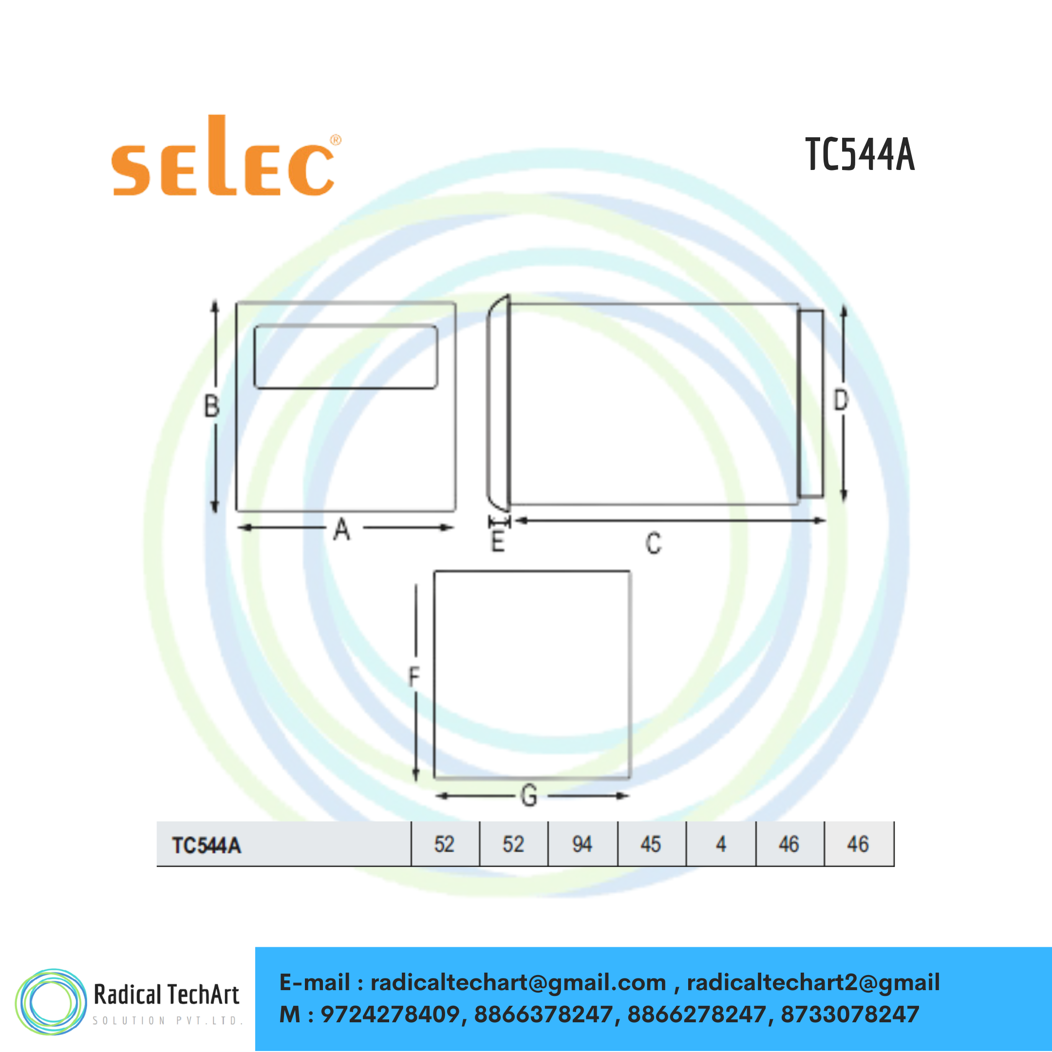 TC544A Temperature Controllers