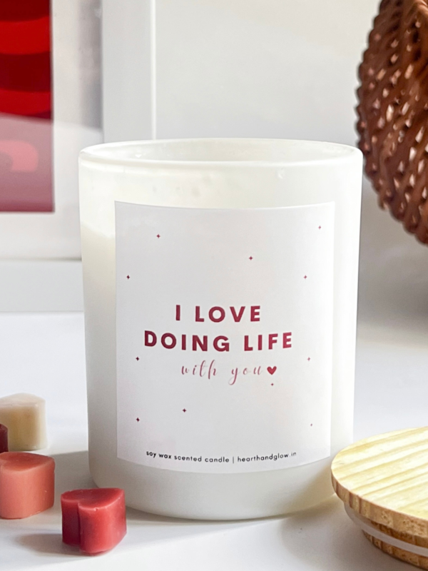 I Love doing life with you gift for Couple, friends, Love Anniversary