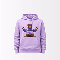 Unisex Lavender Inner Peace Graphic Printed Hoodie