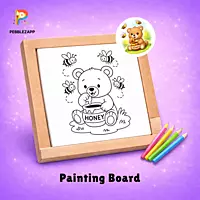 Teddy Bear with Honey Coloring