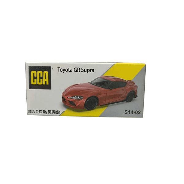 Toyota GR Supra S14-02-Red 1:64 CCA