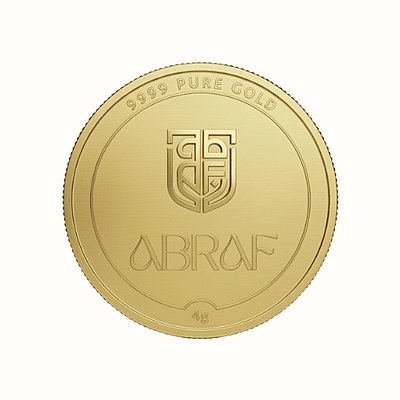 ABRAF 4 gram 24 Karat Gold Coin 999.9
