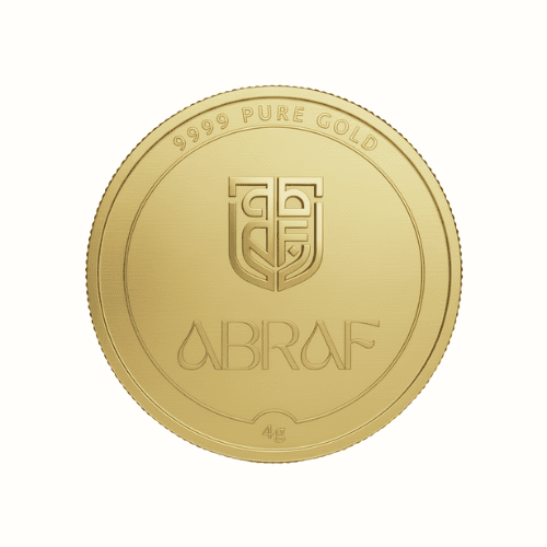 ABRAF 4 gram 24 Karat Gold Coin 999.9