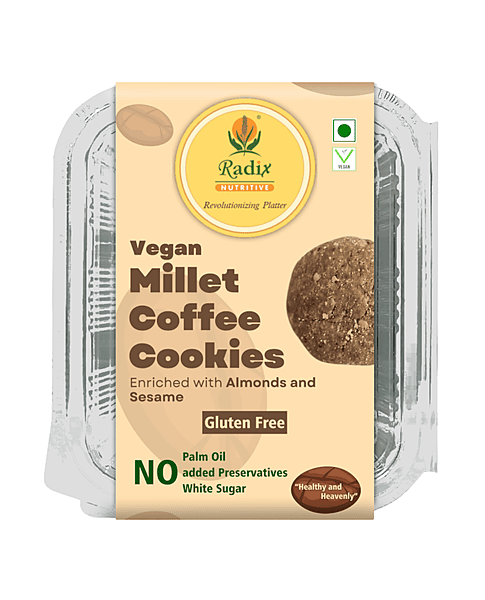Millet Coffee Cookies - 200 g | Vegan | Gluten Free
