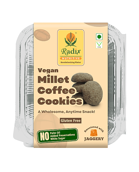 Millet Coffee Cookies - 200 g | Vegan | Gluten Free