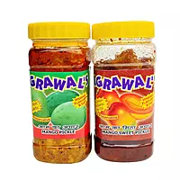 AGRAWAL'S Mango and Mango Sweet Pickle Combo 450 GMS