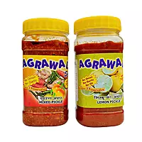 AGRAWAL'S Mixed and Lemon Pickle Combo 900 GMS
