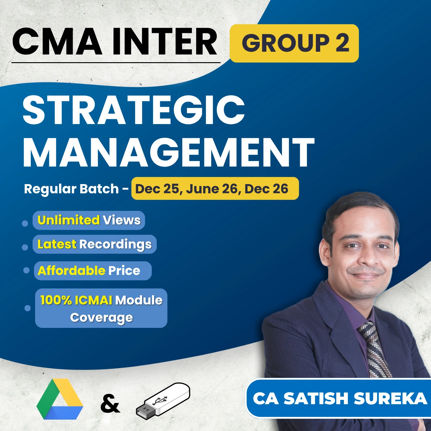 CMA Inter Strategic Management (Group 2) By CA Satish Sureka