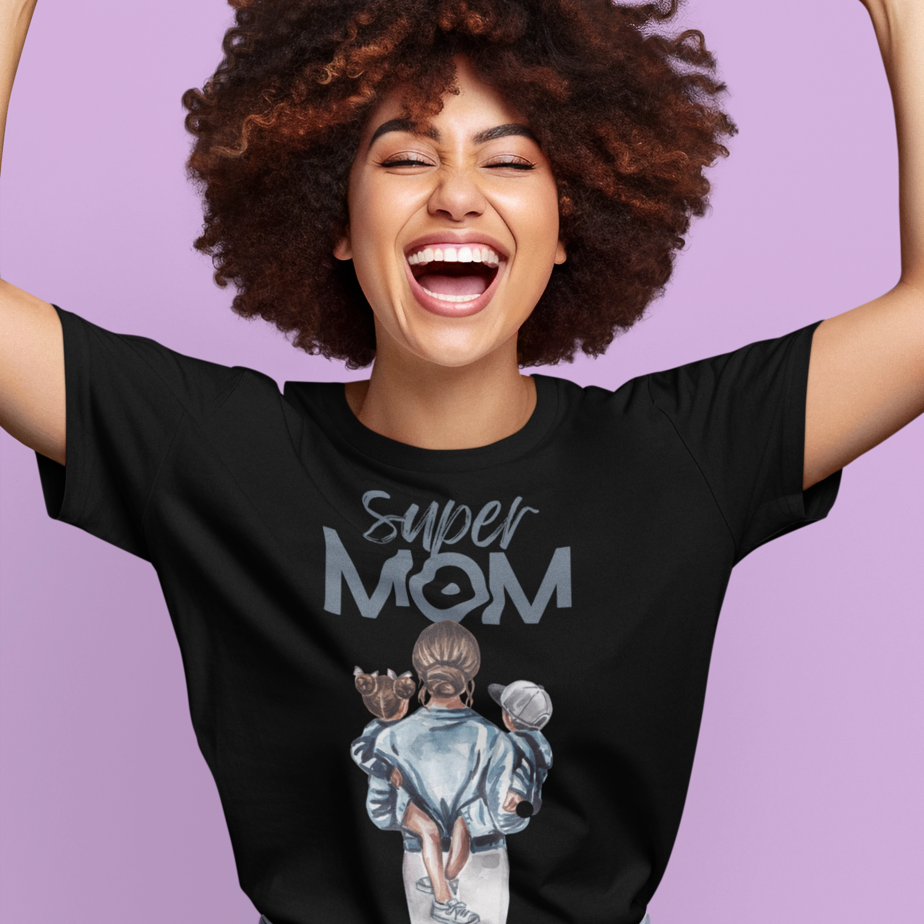 Super Mom Women's T-Shirt | Crop Top Hoodie