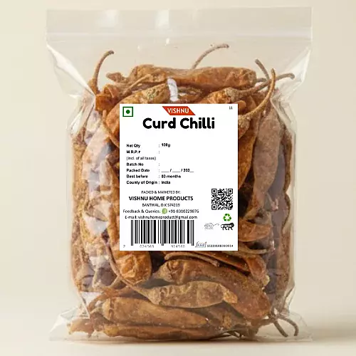 Vishnu Special Curd Chilli- 100g