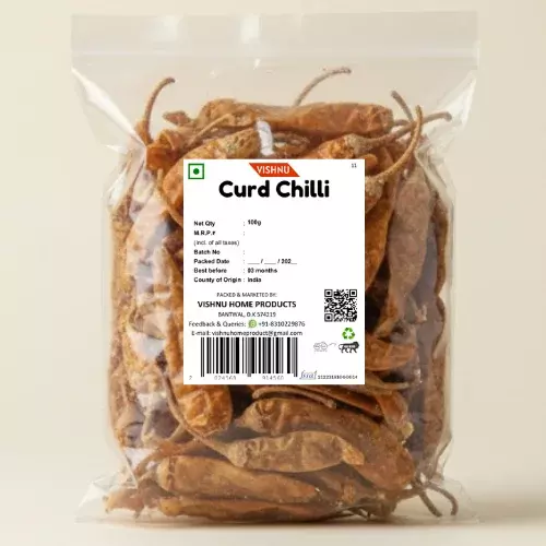 Vishnu Special Curd Chilli- 100g