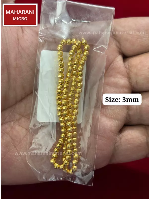 kharbuja micro gold plated ball