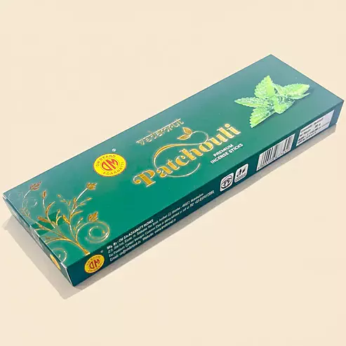 Om Brand VEDAMRUT PATCHOULI Premium Incense Sticks 50g