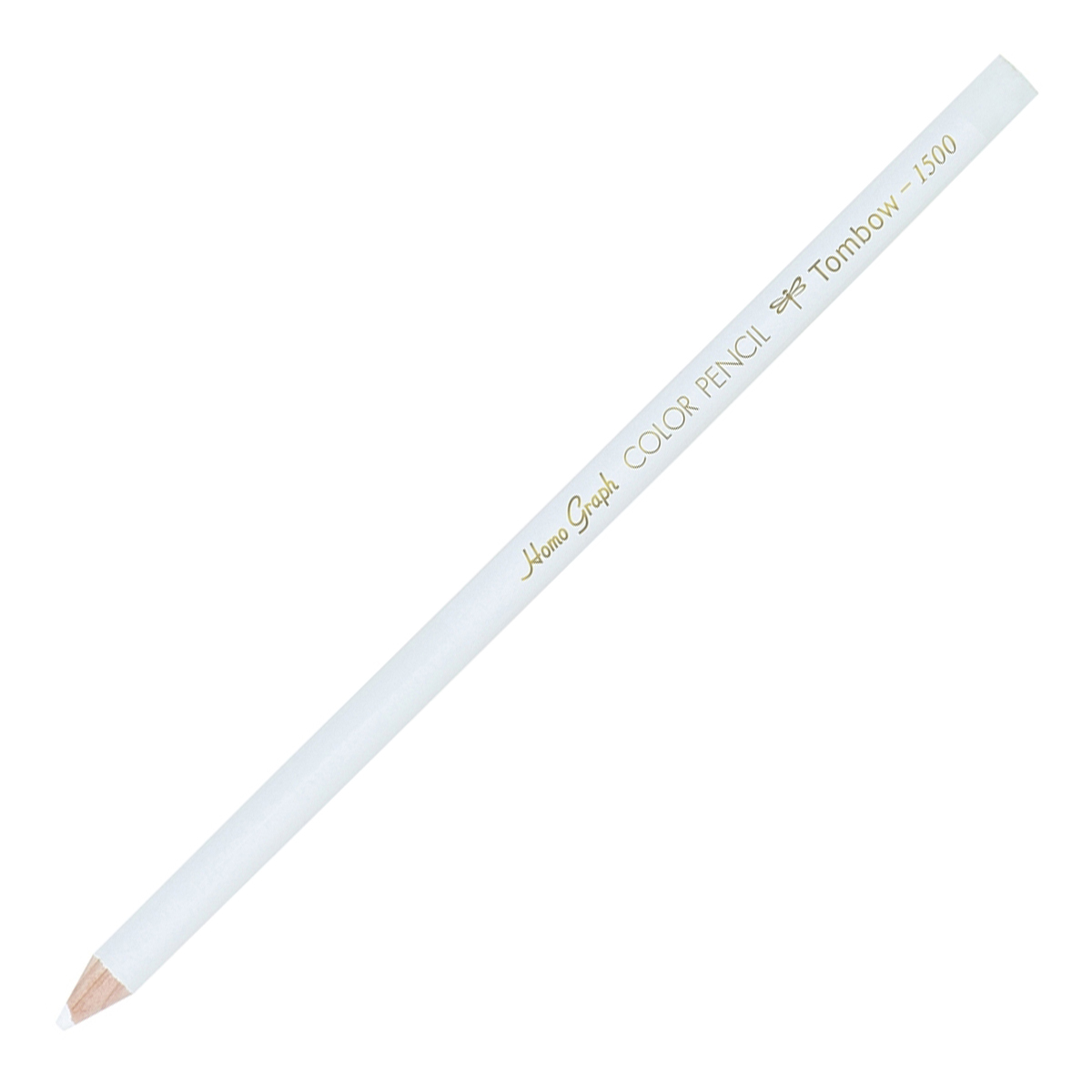 TOMBOW HOMOGRAPH COLOR PENCIL, 1500, WHITE, 1 DOZEN TOMBOW HOMOGRAPH COLOR PENCIL, 1500, WHITE, 1 DOZEN