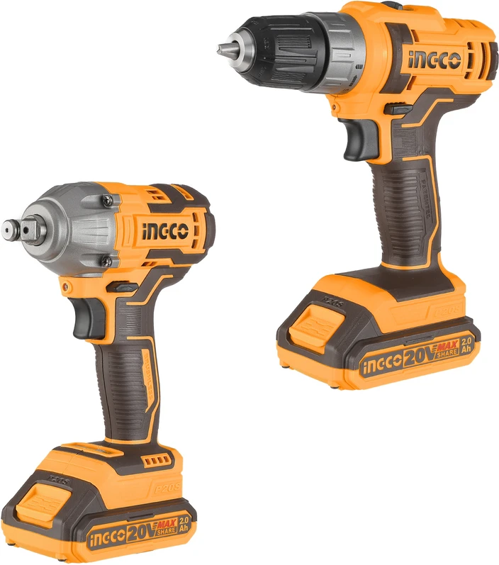 INGCO Lithium-Ion Cordless 2 Pcs Combo Kit CKLI20275