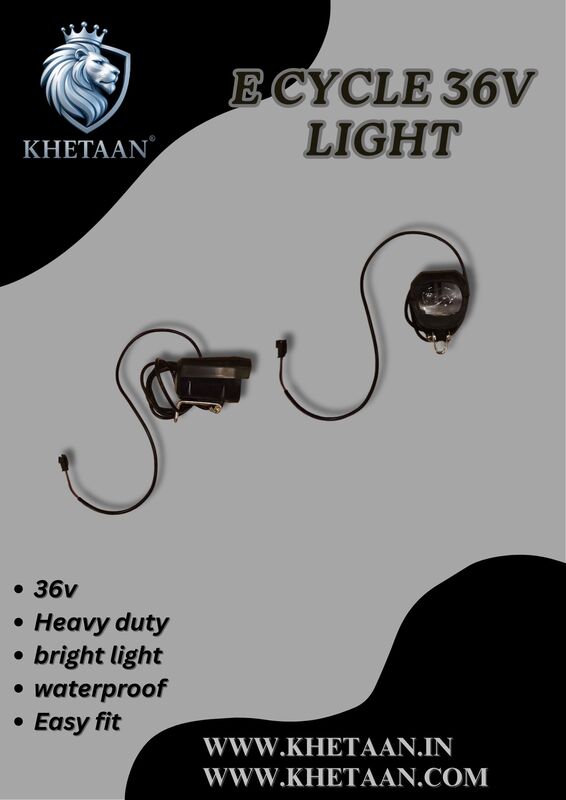 E cycle head light
