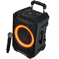 Iron Beats II Wireless Bluetooth Party Speaker | Karaoke Mic Include | 1 Year Warranty