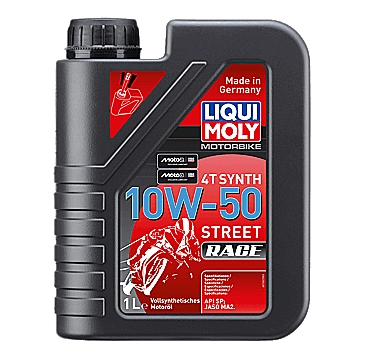 Liqui Moly Motorbike 4T Synth 10W-50 Street Race Liqui Moly Motorbike 4T Synth 10W-50 Street Race