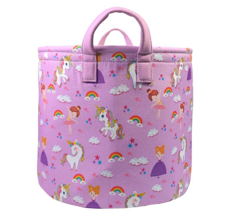 Toy Storage Basket - Unicorn Delight Toy Storage Basket - Unicorn Delight