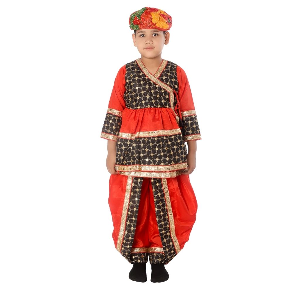 Rajasthani Dance Costume For Boys
