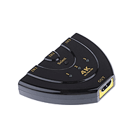 4K Ultra HD HDMI 3×1 Switch – Pigtail Design with 50cm HDMI Cables
