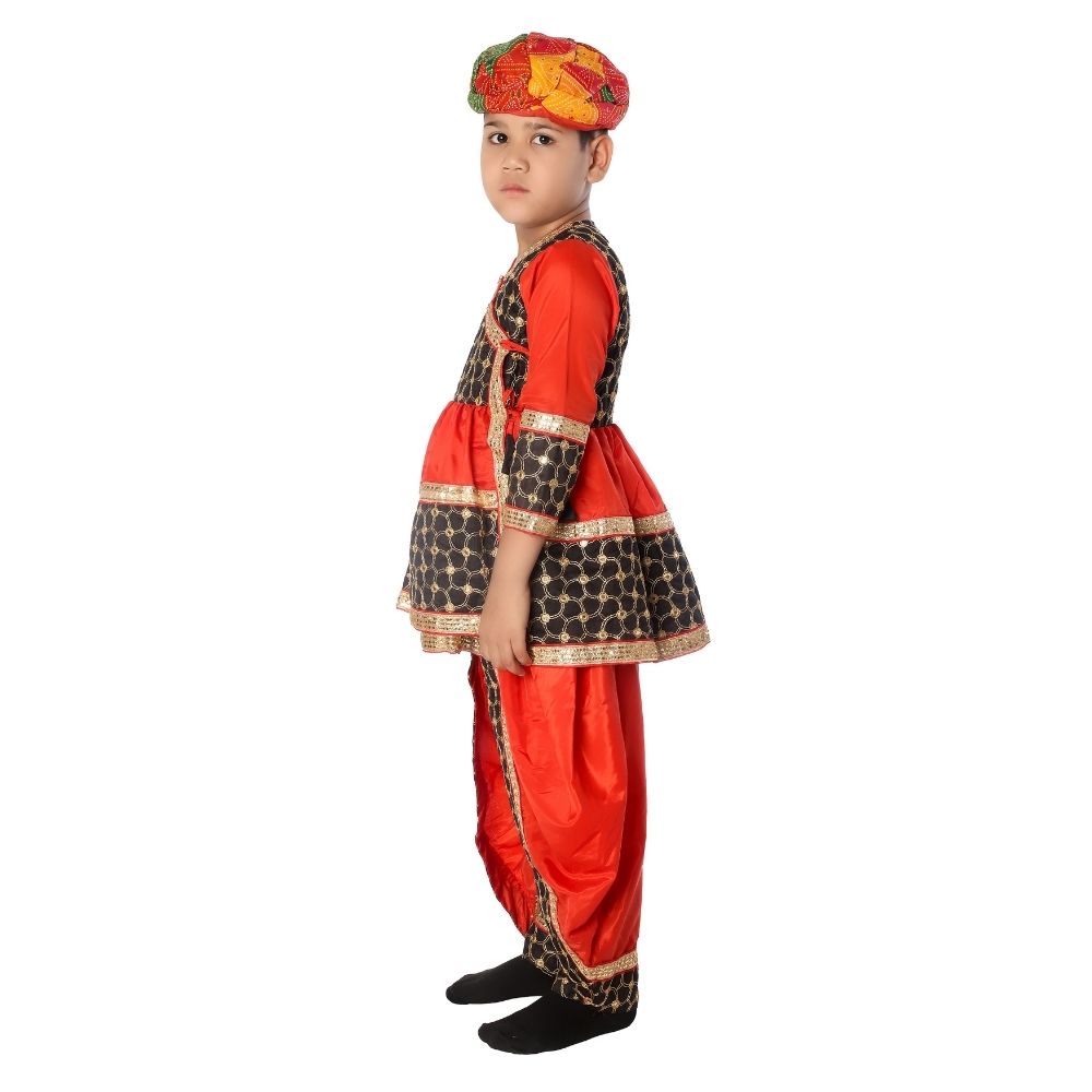 Rajasthani Dance Costume For Boys