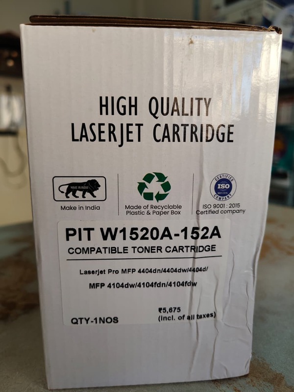 COMPATIBLE TONER CARTRIDGE W1520A (52A) AIR BAG