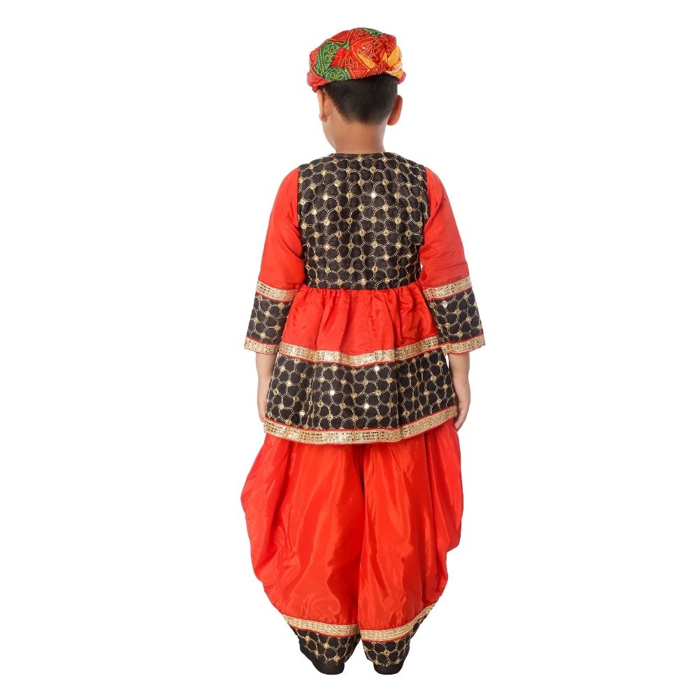 Rajasthani Dance Costume For Boys