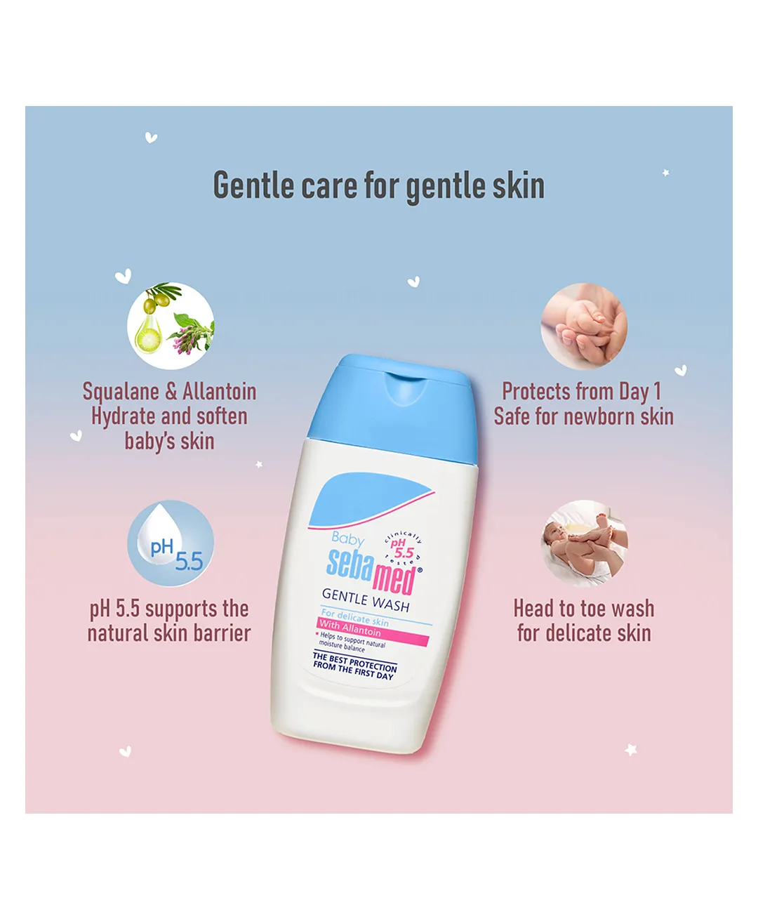 Sebamed Baby Gentle Wash - 50 ml