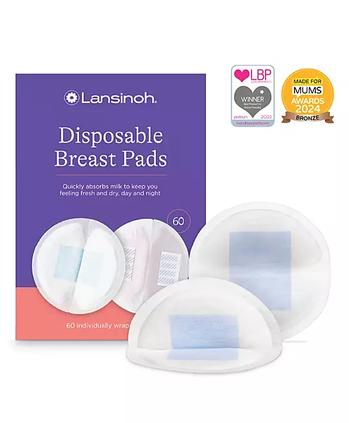 Lansinoh Disposable Nursing Pads Honeycomb 60ct UK