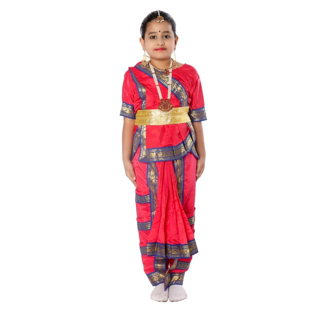 Bharatanatyam Dance Dress For Girls