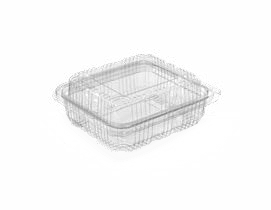 PET Hinged High Lid Containers: AT 375/250HL