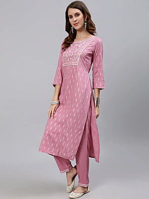 Pink Kurtas