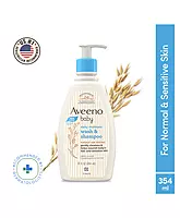 Aveeno Baby Daily Moisture Wash & Shampoo for Delicate Skin (354ml)