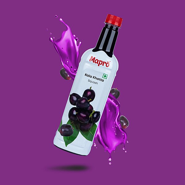 MAPRO KALA KHATTA SQUASH 750ML