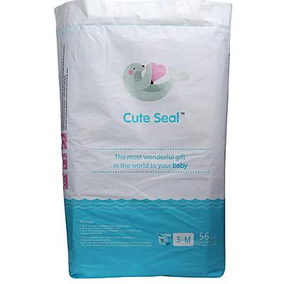Cuteseal Medium Pant/ Pull up Type - 6to 11kg - 56pc