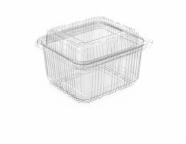 PET Hinged High Lid Containers: AT 375/500HL