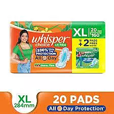 WHISPER CHOICE ULTRA XL 20PADS