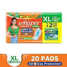 WHISPER CHOICE ULTRA XL 20PADS