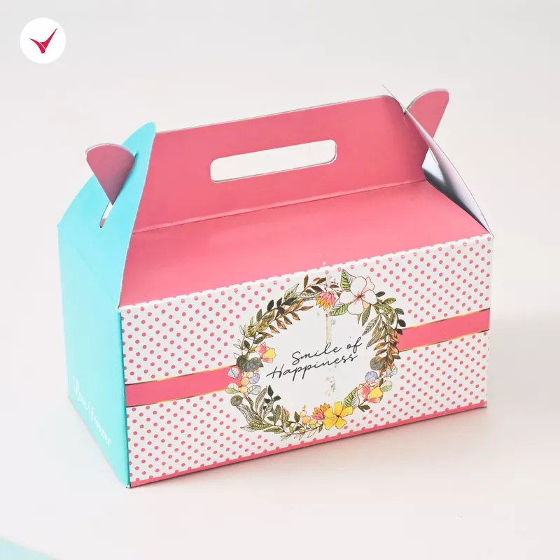 Multi Purpose Gift Box with Handle Mix