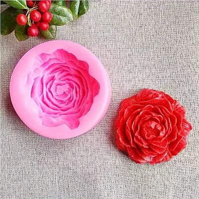 Silicon Mold Candle Peony Small Flower 6.6gm Silicon Mold Candle Peony Small Flower 6.6gm