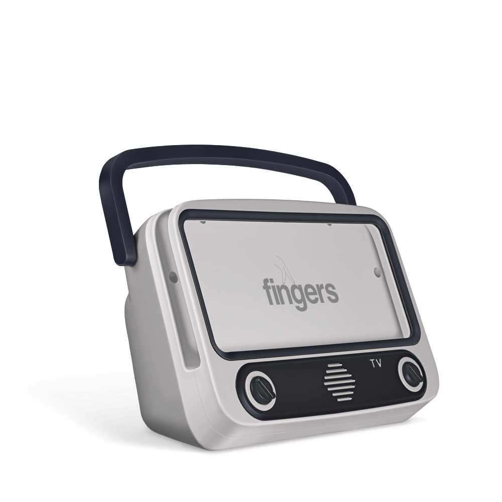 Fingers My-Own-TV (MOT) Portable Speaker