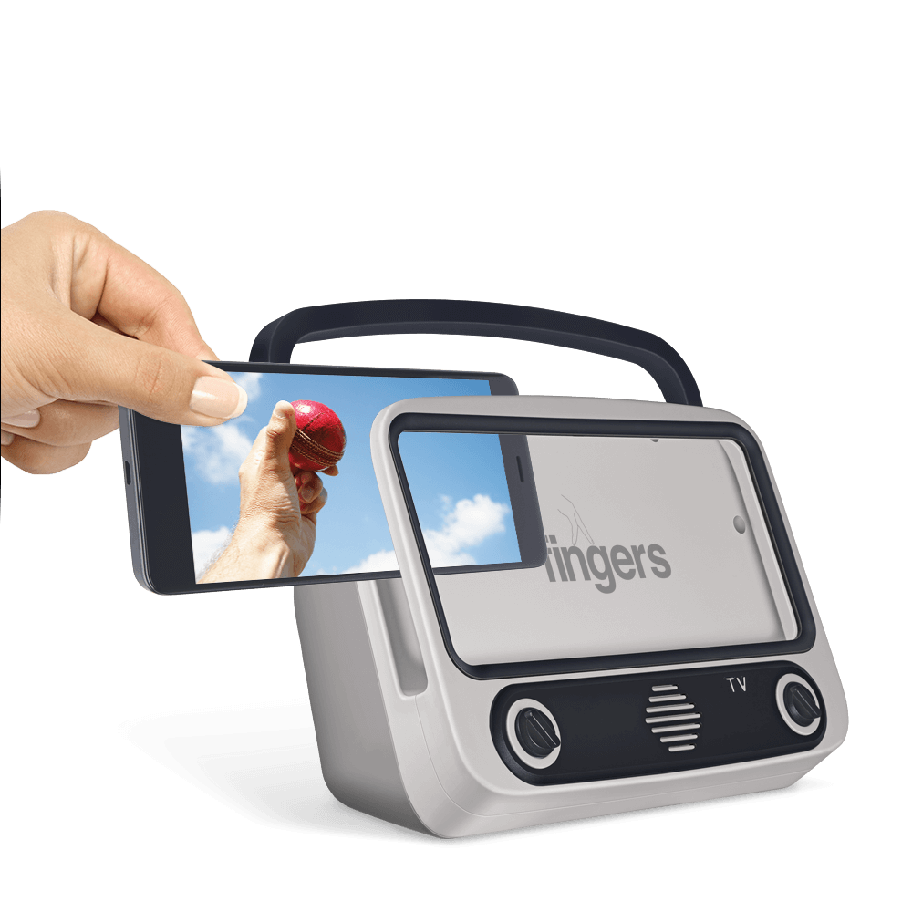 Fingers My-Own-TV (MOT) Portable Speaker