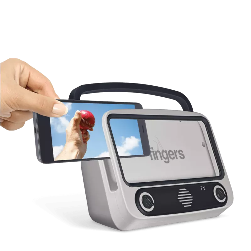 Fingers My-Own-TV (MOT) Portable Speaker