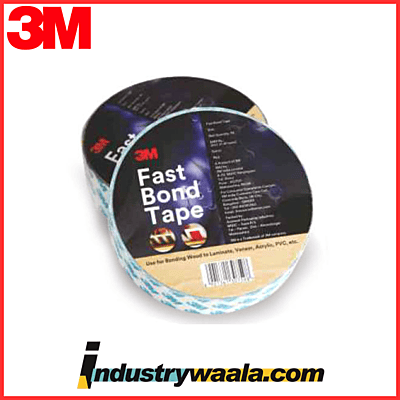 3M 30 MM X 20 Mtr Fast Bond Tape Double Sided (Pack Of 5 Pcs)